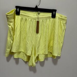 NWT Skims modal lounge shorts yellow comfy pajama bottoms 2X